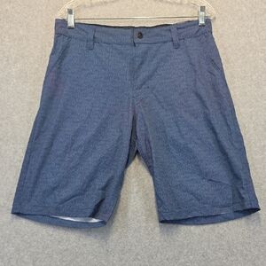 Distortion Tailored Fit Blue Stretch Shorts Size 33 – Casual Men’s Chino Style